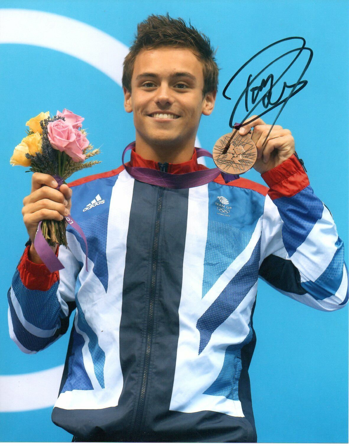 Tom Daley Olympic Swimmer  Photo Poster painting 10 x 8 Photo Poster painting