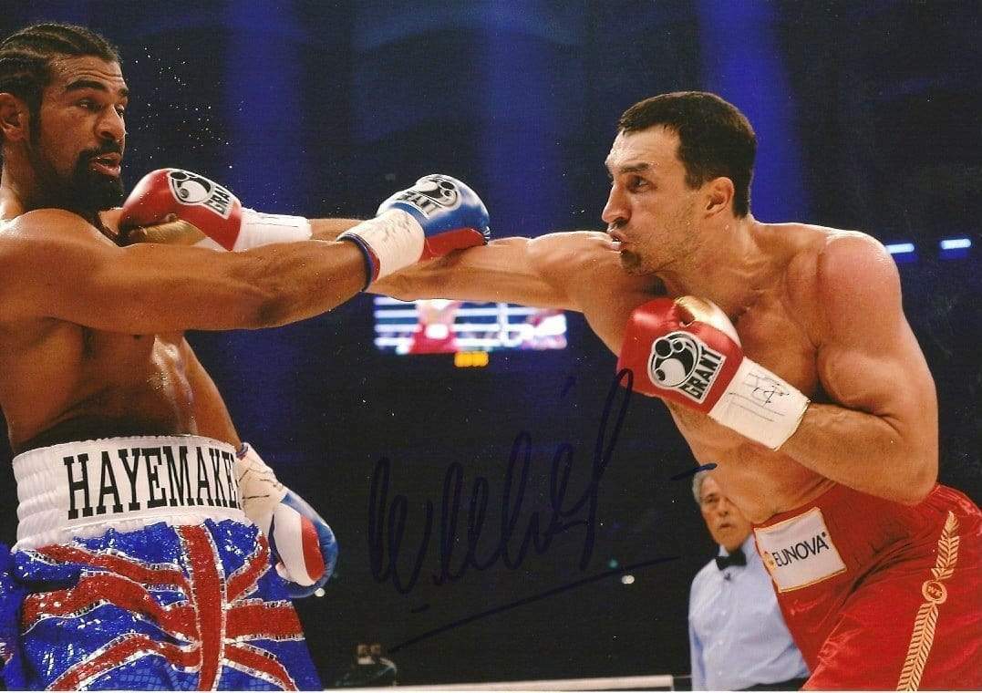 Wladimir Klitschko BOXER autograph, In-Person signed Photo Poster painting