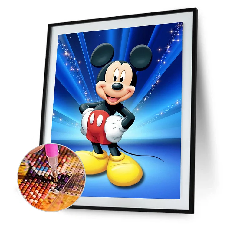 Disney Animal Mickey Minnie Mouse DIY Painting by Numbers adults Home Decor  Oil Painting Handmade Bedroom Kids Room Decoration