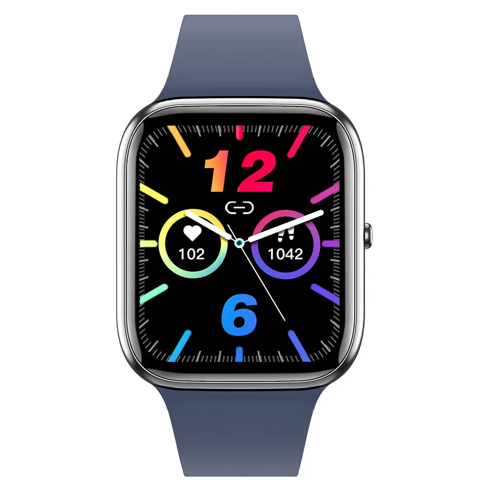 Blood Pressure Blood oxygen Monitoring Bluetooth Talk Play Music Health Waterproof Smartwatch