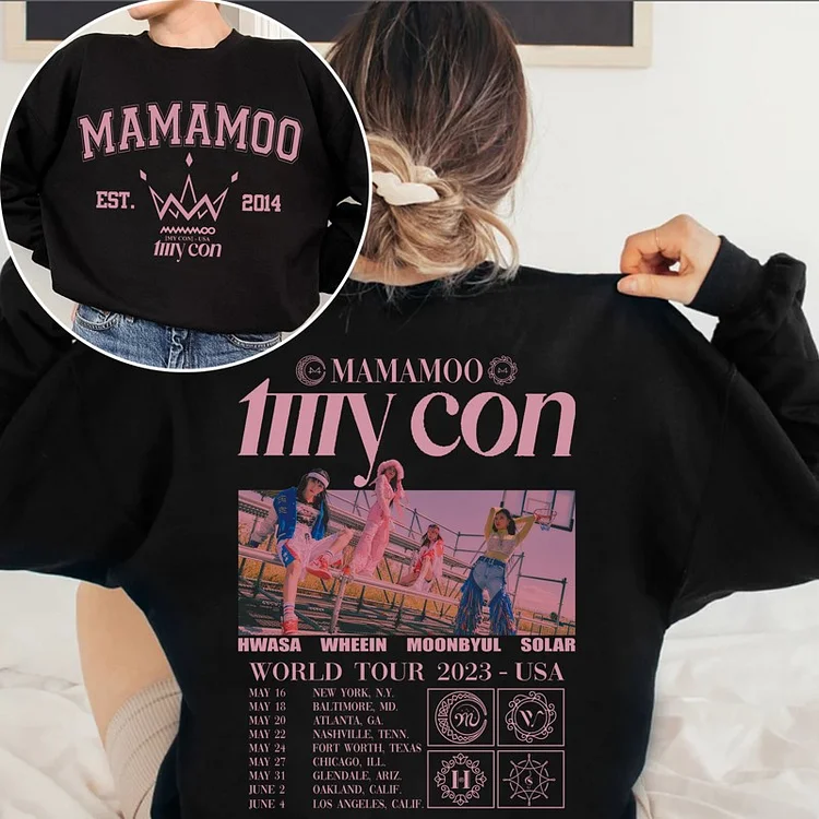 MAMAMOO World Tour MY CON in USA Poster Sweatshirt