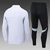 2025 Germany Half-Pull Training Suit White Jersey Set