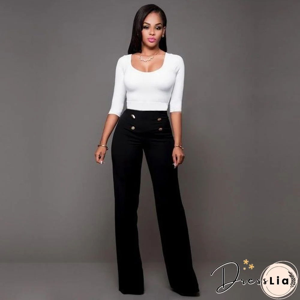 summer clothes for women pants high waist long pants female women clothes plus size trousers P15697