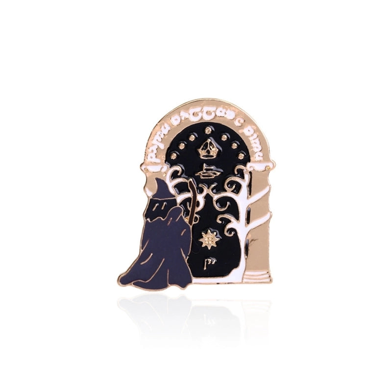 Exaggerated Pin Geometric Alloy Stoving Varnish No Inlaid Unisex Brooches