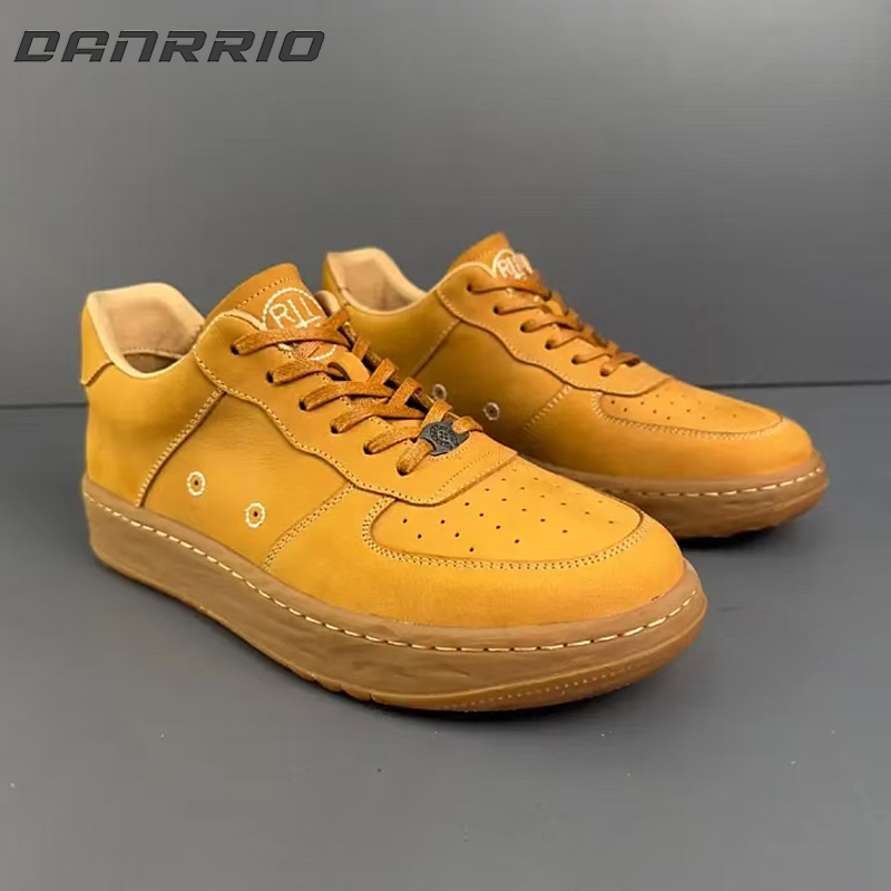 DANRRIO Handmade Retro Niche Design Casual Classic Skate Shoes |Cow Suede Leather Sneakers DANRRIO.COM DANRRIO