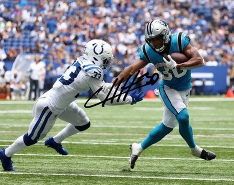 Chuba Hubbard Signed Photo Poster painting 8X10 rp Autographed NFL Carolina Panthers