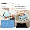 Electric Body Fascia Ring Vibration Body Shaping Massager Rechargeable 4-Sided Massager Head Fascia Ring Multifunctional Handheld Muscle Fascias Gun Deep Tissue Massage Device