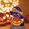 Crystal Diamond Ornament Wooden Point Drilling Halloween Ornament Kit