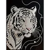 Girl Animals Premium 5D Diamond Painting Kit Black & White Pearls painting Sparkling Special Shaped Diamond painting(Multi-Style)