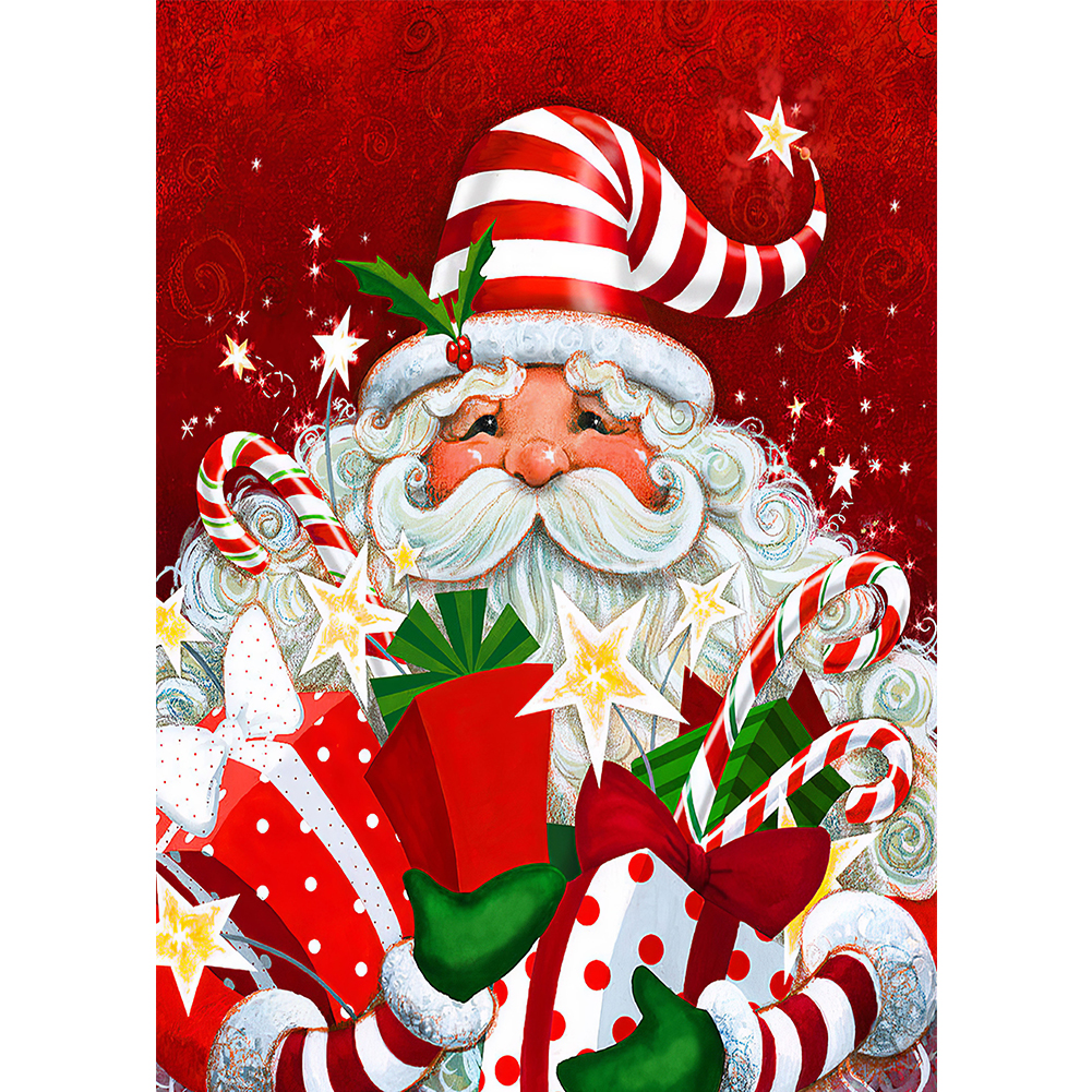 

(Multi-Size) Santa Claus - Round/Square Drill Diamond Painting - 30*40CM, Square diamond, 501 Original