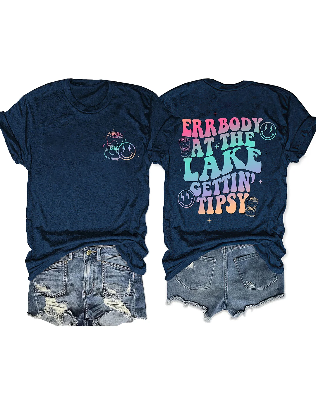 Errbody At The Lake Gettin Tipsy T-shirt