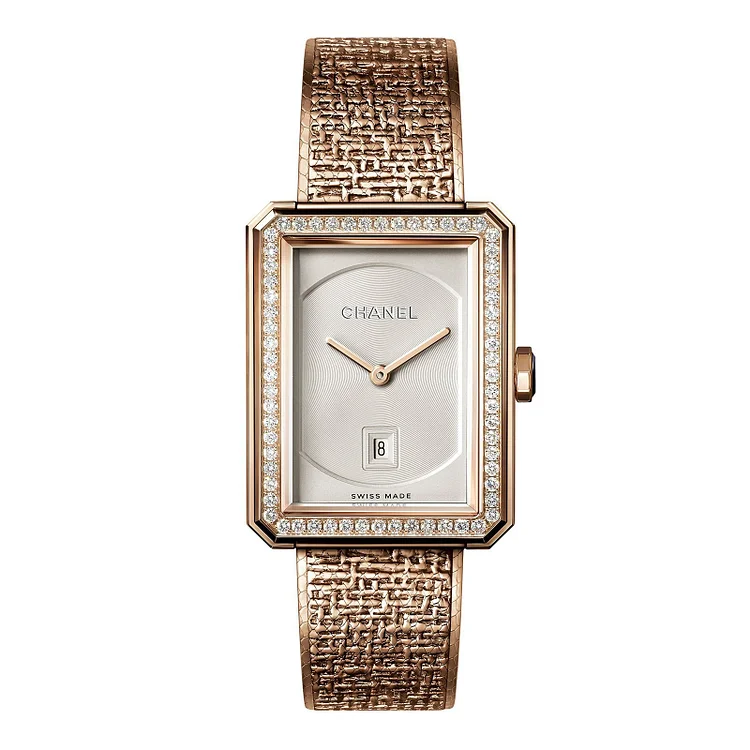 CHANEL BOY·FRIEND Tweed Watch