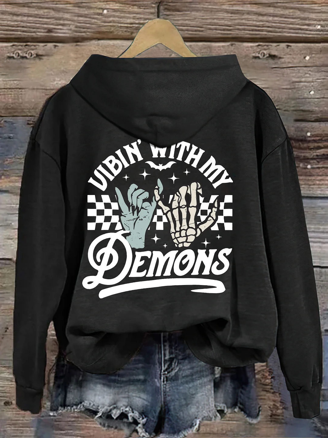 Vibin&rsquo; With My Demons Hoodie