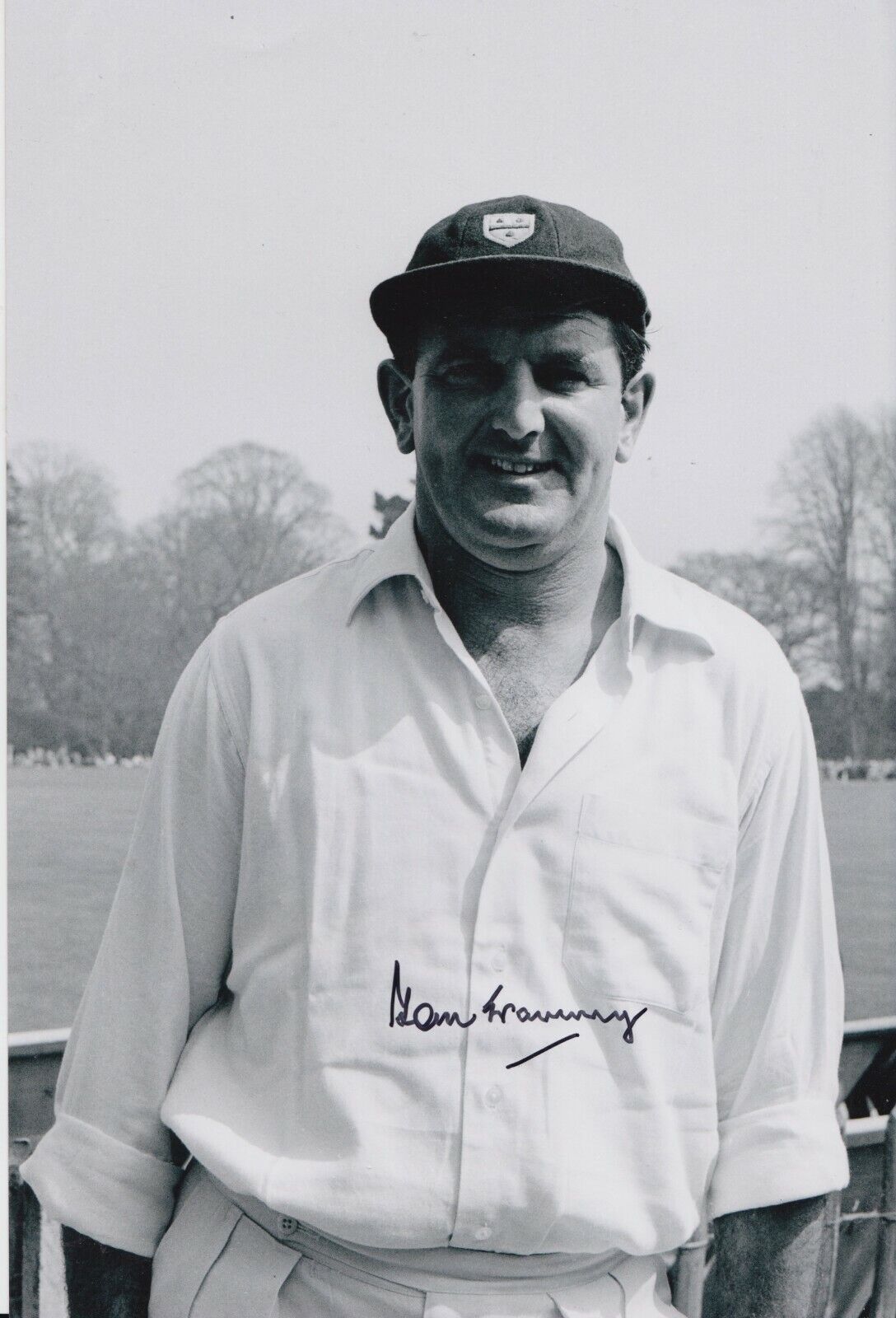 Tom Graveney Hand Signed 12x8 Photo Poster painting - Cricket Autograph 2.