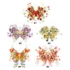 3D Jigsaw Puzzle Kit Butterfly Desktop Office Decoration Flower and Butterfly Assembled Metal Insects Puzzles for Beginner To Build Birthday Xmas Gifts