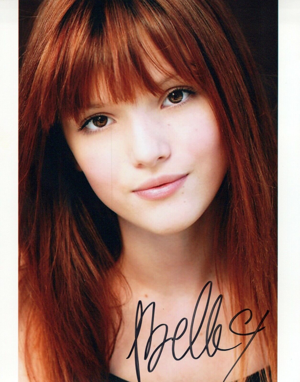 Bella Thorne glamour shot autographed Photo Poster painting signed 8x10 #43