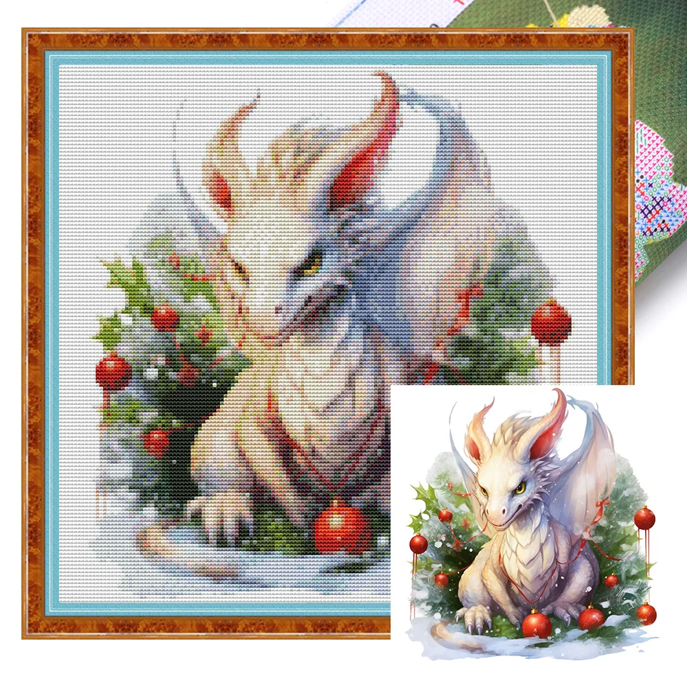 11CT Full Stamped Cross Stitch Kit - Cardinals (40*40CM) gift