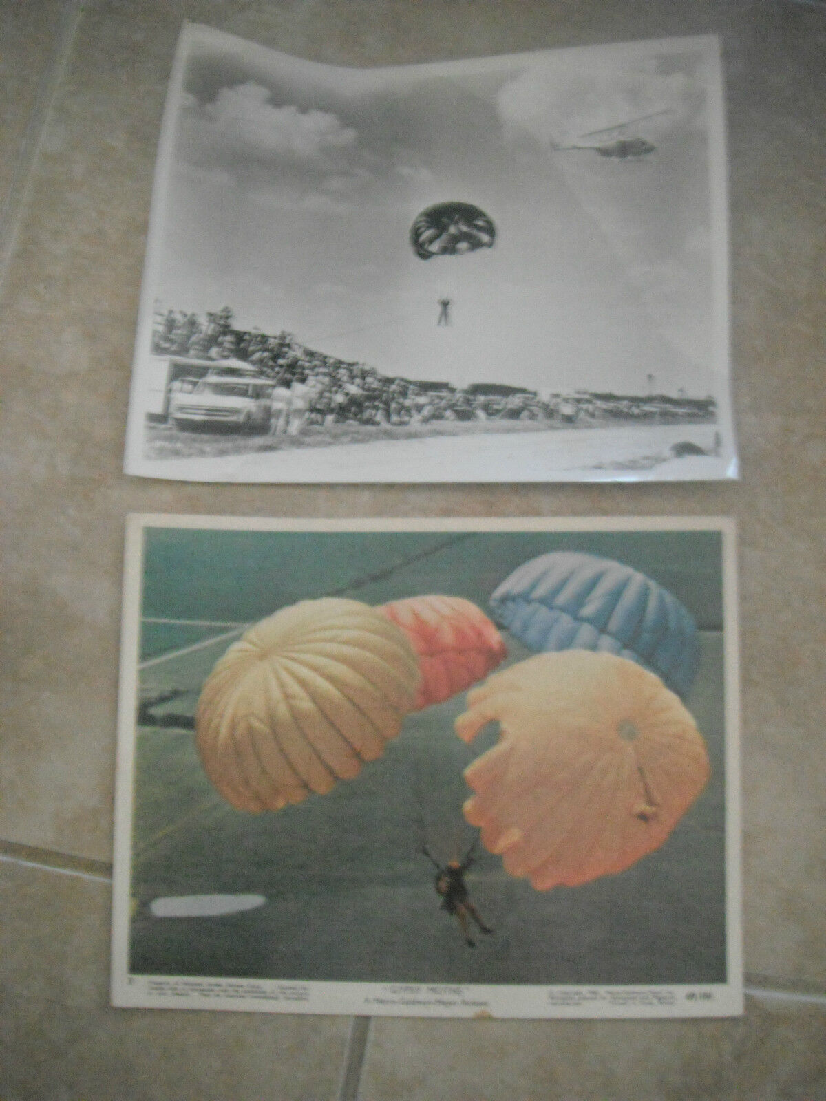 Gypsy Moths Lancaster Parachute 69 B&W 8x10 Promo Photo Poster painting Original Lobby Card