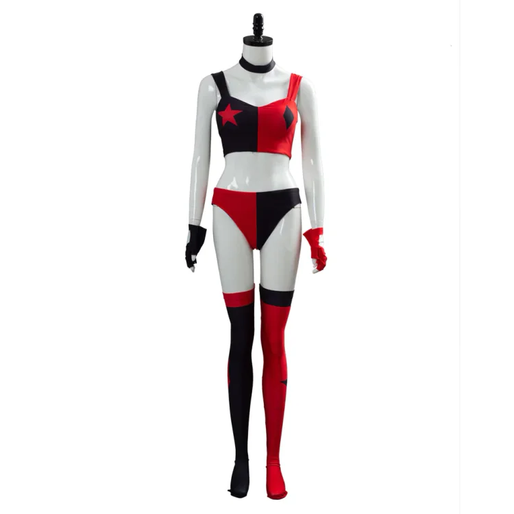 2019 Harley Quinn Suit Anime Cosplay Costume Halloween Carnival Suit