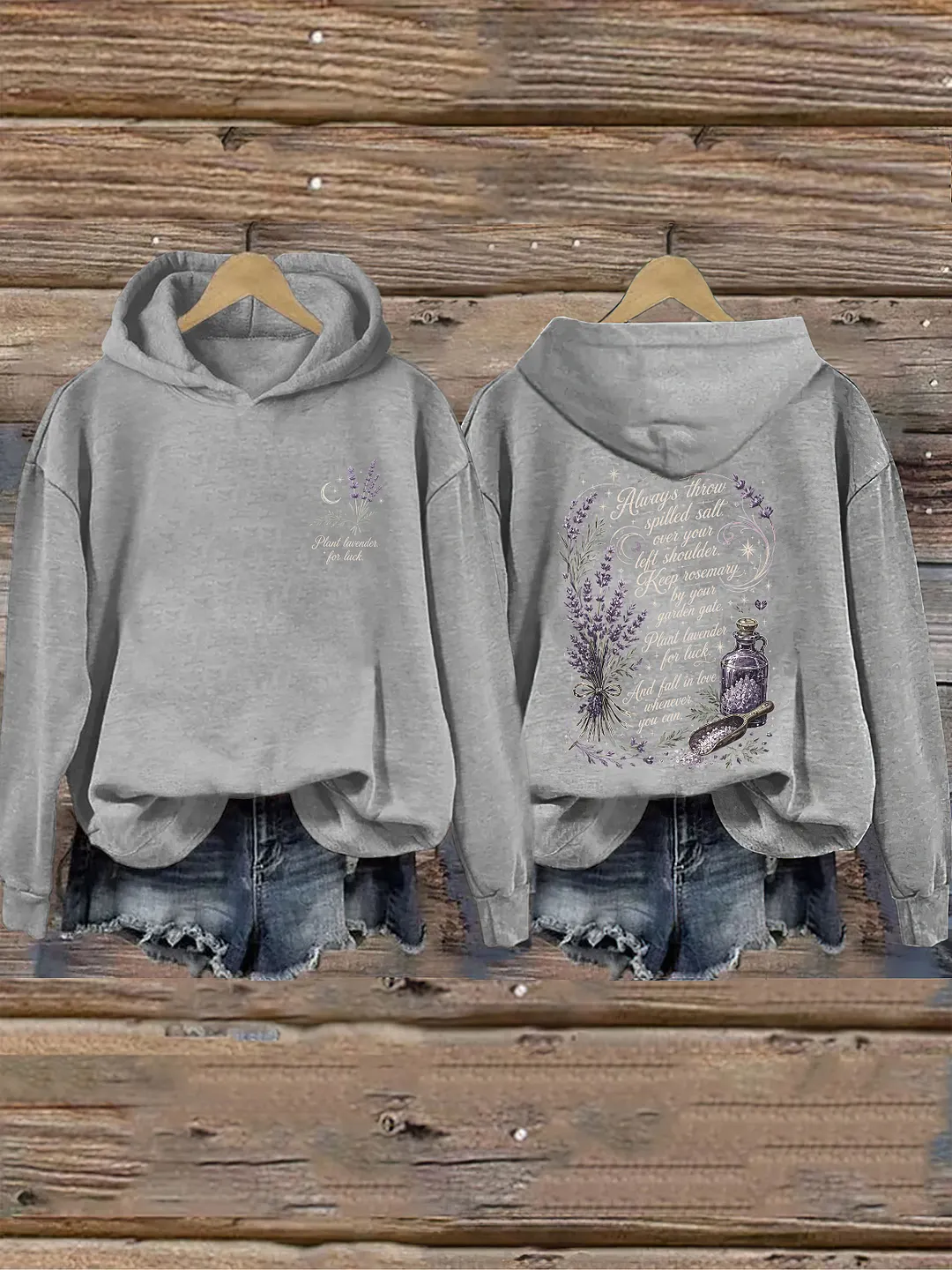 Plant Lavender For Luck Hoodie