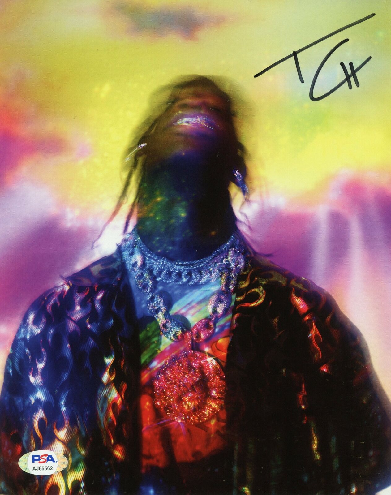 Travis Scott Signed Autographed 8x10 Photo Poster painting PSA/DNA Authenticated