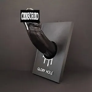 pornhint Pornhint Glory Hole with Penis & Cum 3D Wall Art, Erotic Fetish Home Decor, Gay Art Sculpture