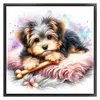 Bone Puppy-11CT Stamped Cross Stitch 40*40cm/15.75*15.75in tapestrymarket