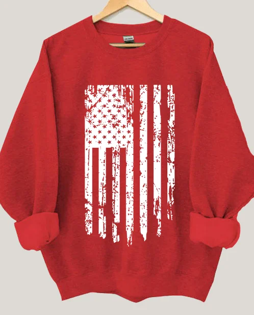 USA Flag Sweatshirt