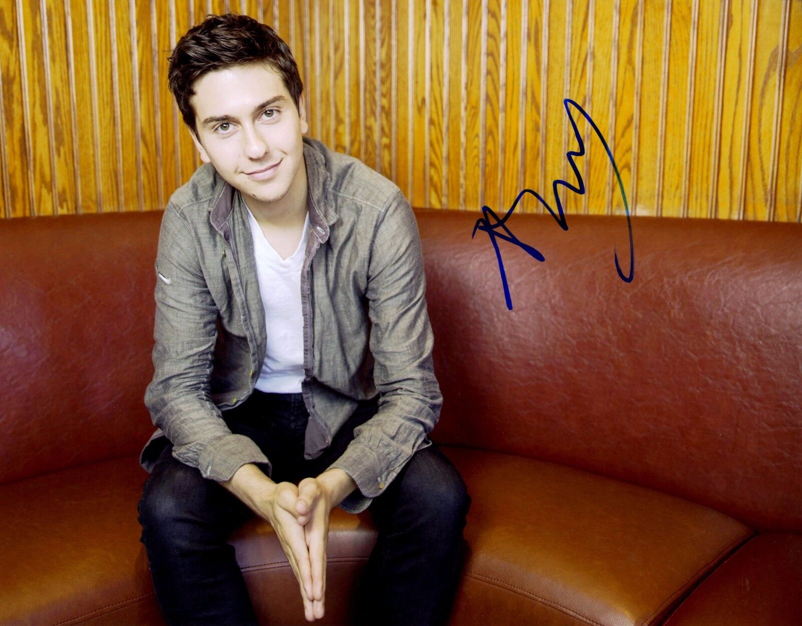 Nat Wolff Signed 11x14 Photo Poster painting Will Pass PSA Fault In Our Stars Paper Towns COA