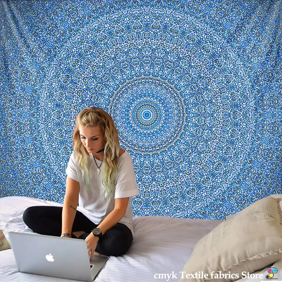 Hot New Indian Mandala Tapestry Hippie Home Decorative Wall Hanging Bohemia Beach Mat Yoga Mat Bedspread Table Cloth 210x148CM
