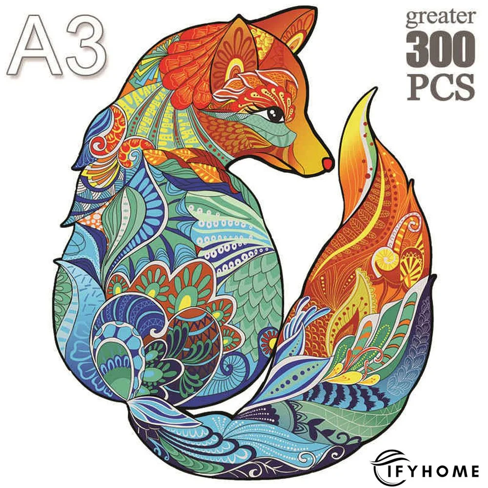 Animal Puzzle 3D Wooden Jigsaw For Kids Toys Family Educational Games Holiday Gifts | IFYHOME