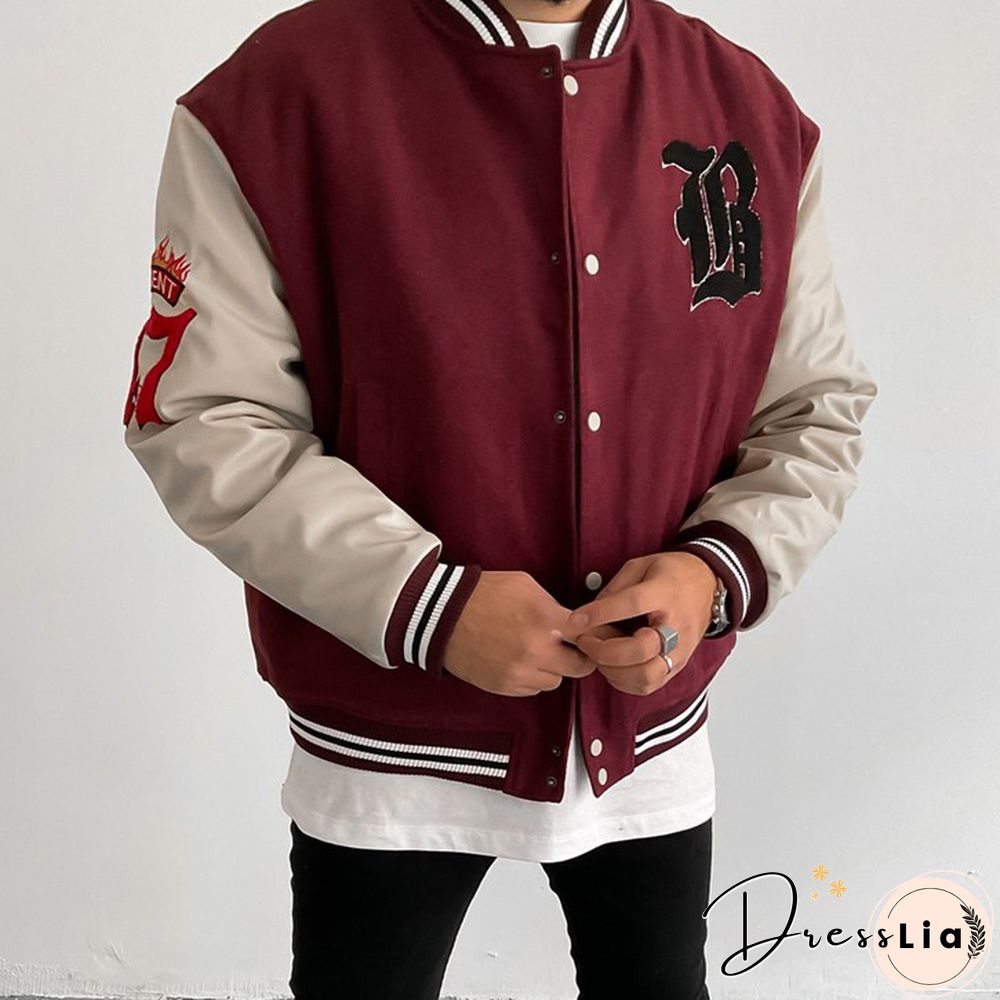College Style Baseball Jacket