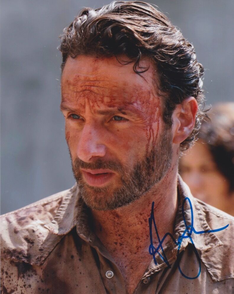 Andrew Lincoln (The Walking Dead) signed authentic 8x10 Photo Poster painting COA