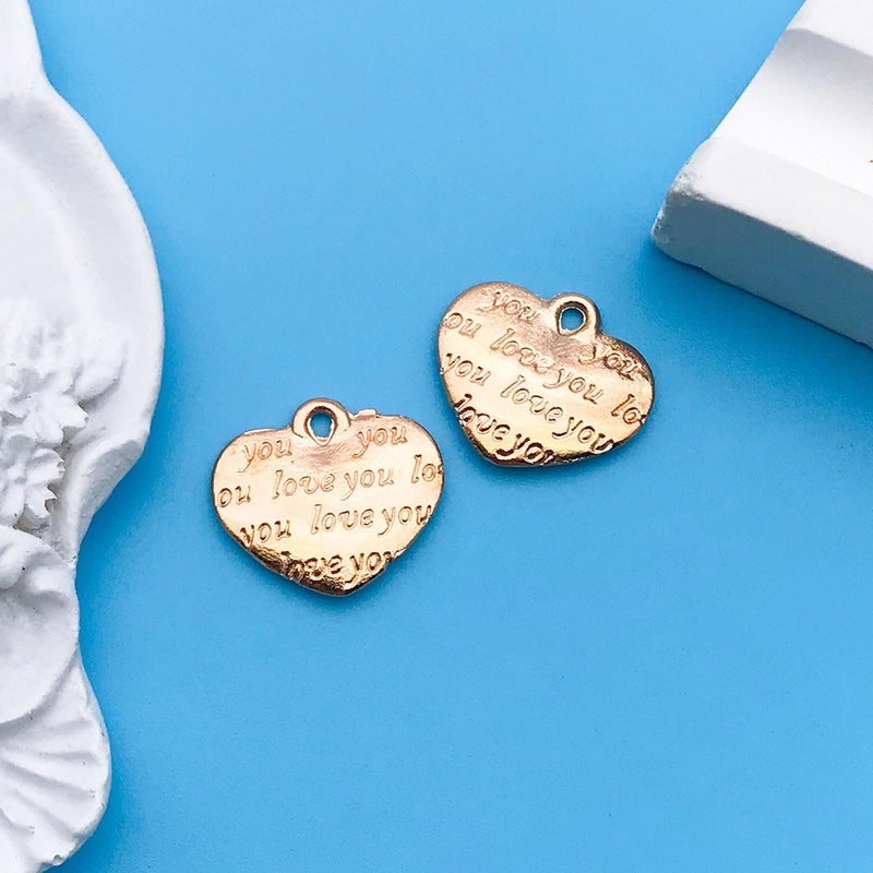 1 Piece Alloy Heart Shape Jewelry Accessories Pendant