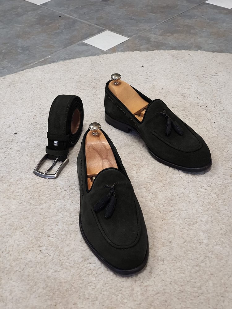 Bristol Suede Tassel Loafers