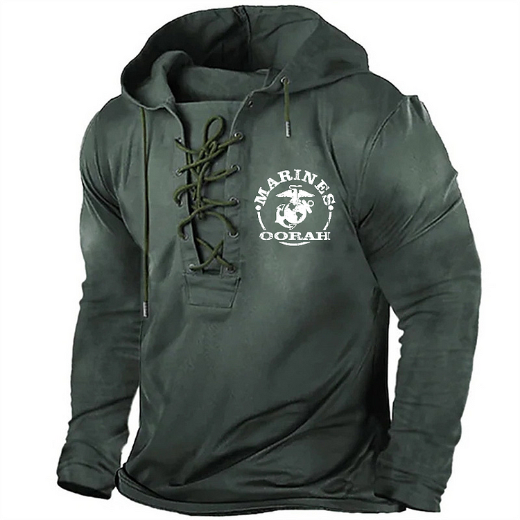 Marine Oorah Veteran Retro Hoodie