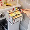 Freezer Shape Fridge Magnets Fridge Stickers with Food Models for Kitchen Locker