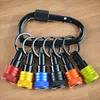6pcs/Set 1/4 Inch Hex Shank Screwdriver Bits Holder Keychain Portable Hand Tool