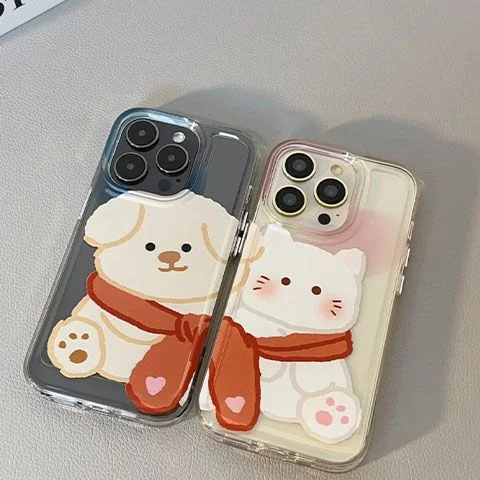 Scarf Cat Puppy Phone Case