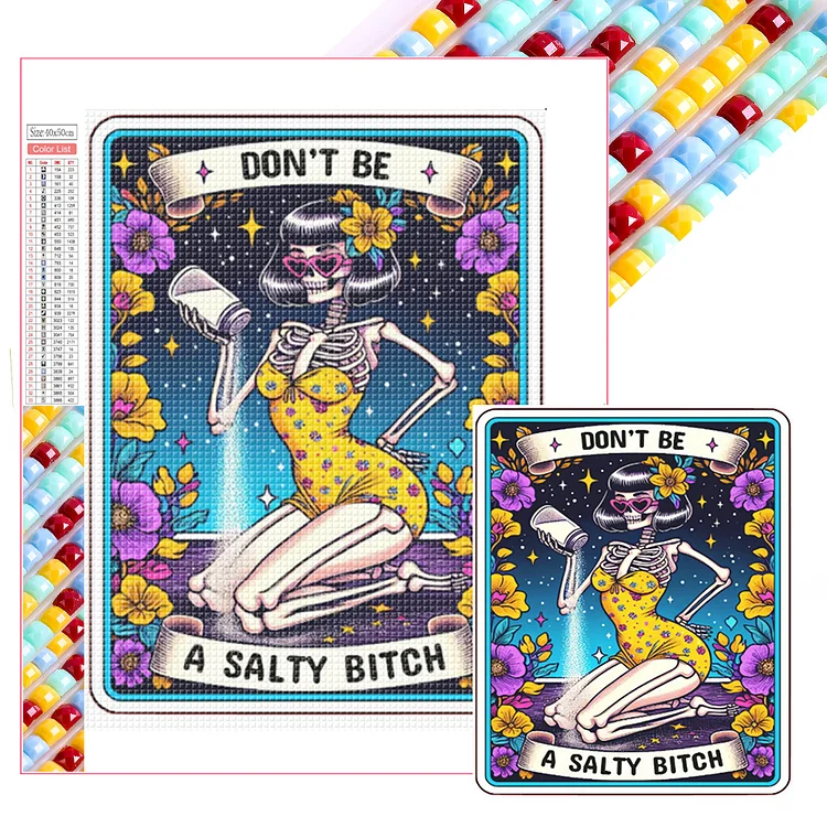 A Salty Bitch 40*50CM (Canvas) Full Square Drill Diamond Painting gbfke