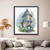 Daisy Cottage-14CT Stamped Cross Stitch 38*42cm/14.96*16.54in tapestrymarket