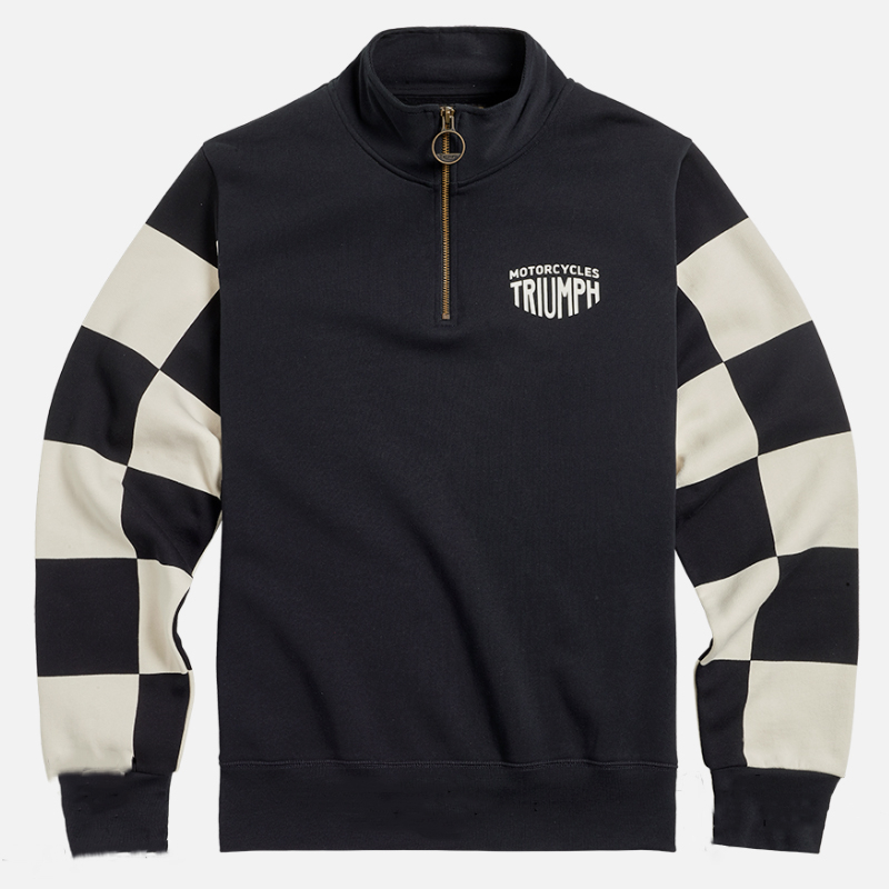 Retro  Motorcycles Prewitt 1/4 Zip Sweatshirt