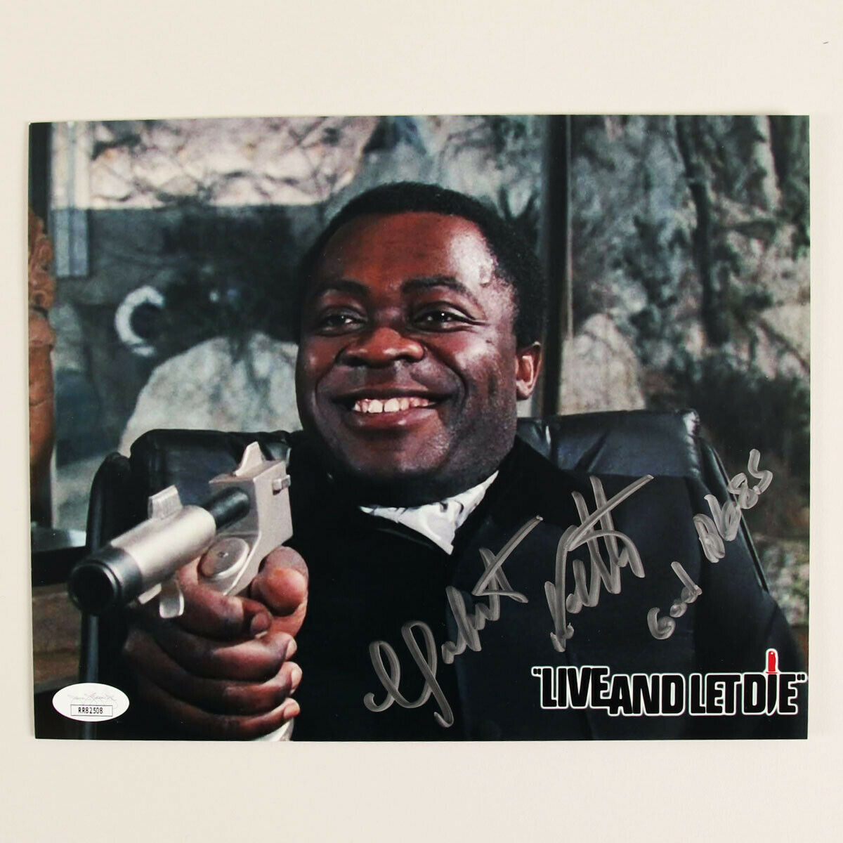 Yaphet Kotto Signed Photo Poster painting 8x10 Live And Let Die - COA JSA