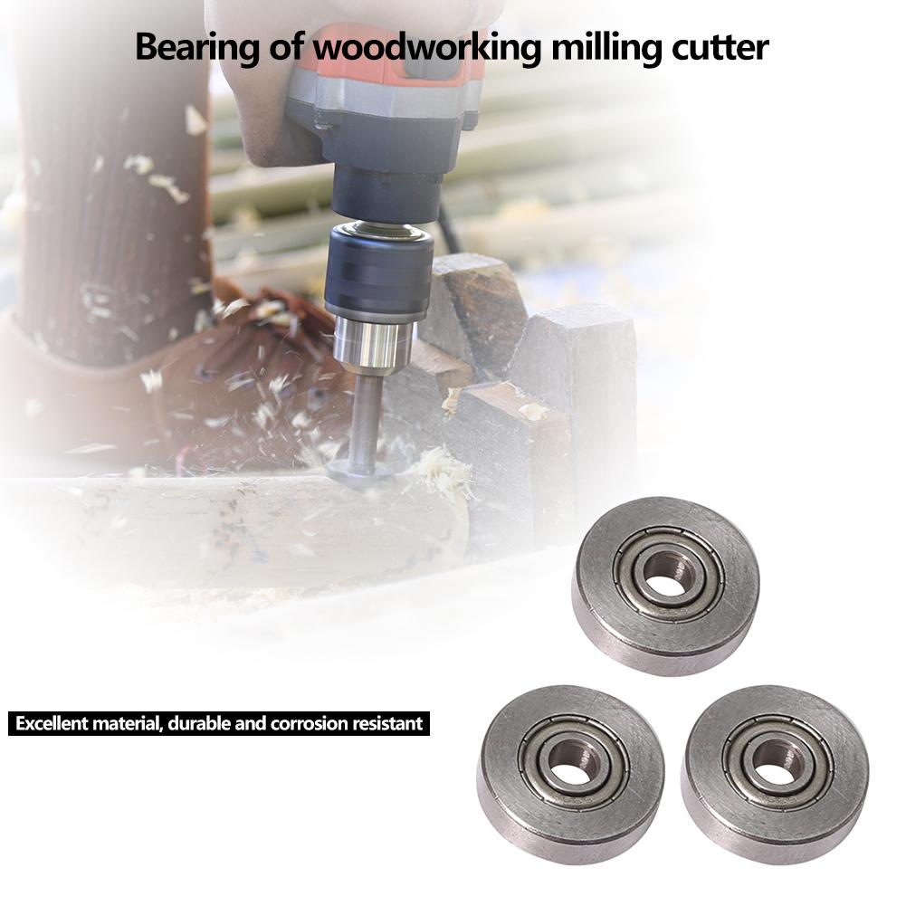 

Woodworking Milling Cutter Bearing Accessories Deep Groove Pulley Wheels, Inner diameter 4.76mm outer diameter 28.6mm, 501 Original