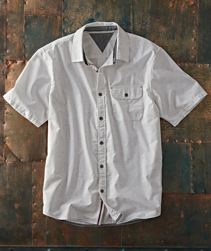 Men's retro cotton linen tops shirt