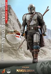【IN STOCK】Hottoys The Mandalorian™ and The Child Deluxe Version 1/4 scale Action Figure-