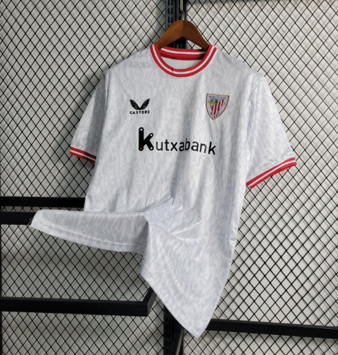 23/24 Athletic Bilbao White Football Shirt Thai Quality