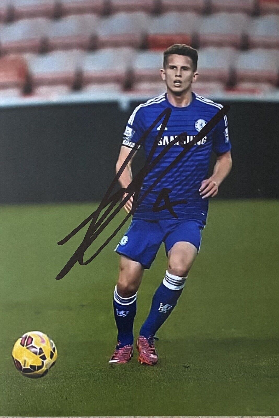 Jordan Houghton Genuine Hand Signed Chelsea 6X4 Photo Poster painting 2