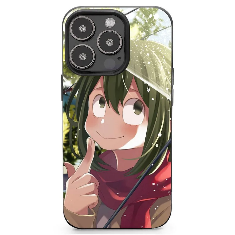 Tsuyu Asui Anime My Hero Academia Phone Case Mobile Phone Shell IPhone 13 and iPhone14 Pro Max and IPhone 15 Plus Case - Heather Prints Shirts