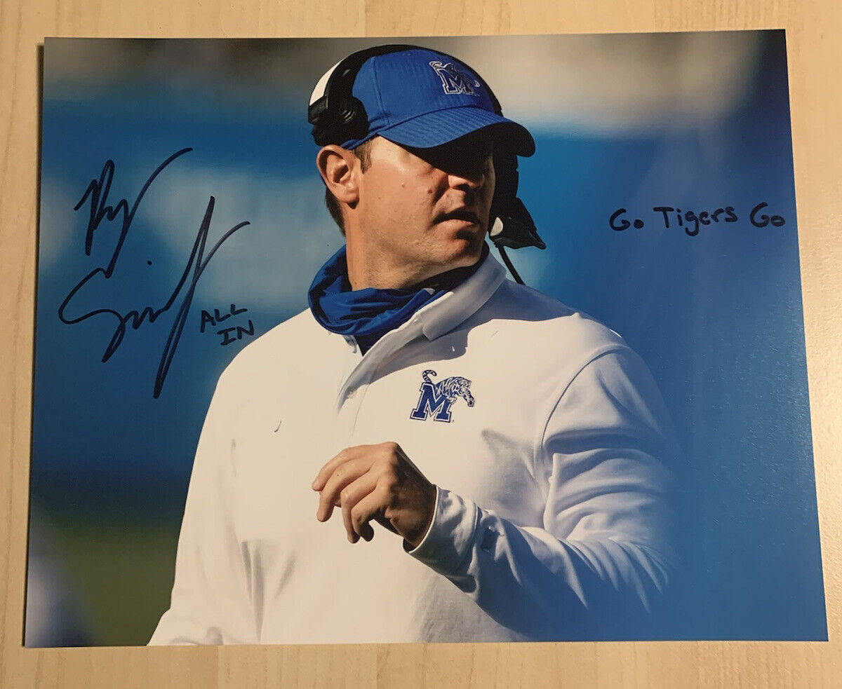 RYAN SILVERFIELD SIGNED 8x10 Photo Poster painting MEMPHIS TIGERS HEAD COACH AUTOGRAPHED COA